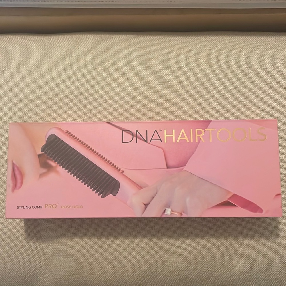 DNA Hair Tools Styling Comb Rose Gold NIB